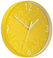 WOW Leitz  Leitz WOW nástěnné hodiny tiché žlutá