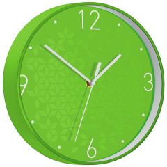 Leitz WOW nástěnné hodiny tiché zelená
