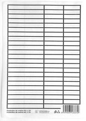 Podložka do sešitů A5 PVC - linka / linka