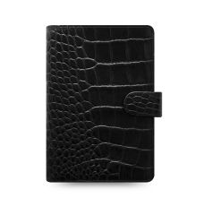 Filofax  Filofax Classic Croc A6 osobní týdenní černá