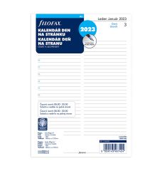 Filofax  Náhradní vložka do diářů Filofax - kalendář A5 / denní