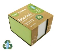 Záznamní kostka ECO Luma - 8 x 8 x 5 cm / nelepené