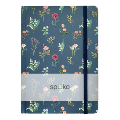 Kniha záznamní SPOKO - A5 / linka / Flowers II