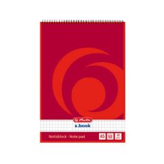 Blok Herlitz horní spirála - A5 / čtvereček