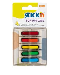 Samolepicí záložky Stick´n by Hopax Z - 12 x 45 mm / 5 x 30 lístků / neonové šipky