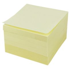 Samolepicí bločky Stick´n by Hopax FSC - 76 x 76 mm / 6 x 100 lístků / pastelově žlutá