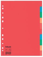Rozdružovač A4 kartonový Esselte - barevný / 10 listů