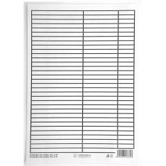 Podložka do sešitů A4 PVC - linka / linka