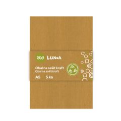 Luma  Obaly na sešity ECO LUMA - A5 / kraft / 5 ks