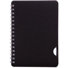 Blok BOBO Plastic s boční spirálou - A6 / linka