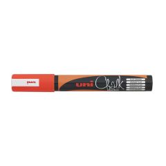 Popisovač křídový UNI Chalk Marker PWE-5M / fluo oranžová