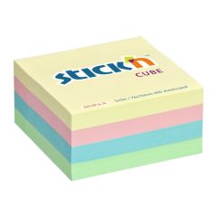 Samolepicí bločky Stick´n by Hopax - 76 x 76 mm / 400 lístků / pastelové barvy