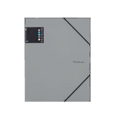 Spisové desky A4 s gumou PASTELINi - šedá