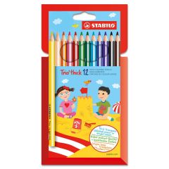 Stabilo  Pastelky STABILO® trojhranné Trio silné / 12 barev