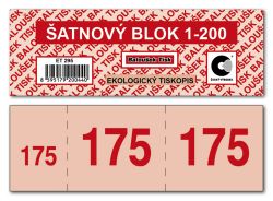 Šatnové bloky Baloušek 135 x 47 mm / 1-200 / 8 odstínů barev / ET295