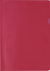 Zakládací obal A4 barevný - tvar L / červená / 100 ks