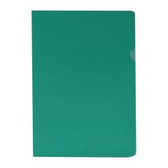 Zakládací obal A4 barevný - tvar L / zelená / 100 ks