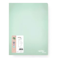Desky A4 kroužkové Spoko ReLeaf Soft touch - mentolová