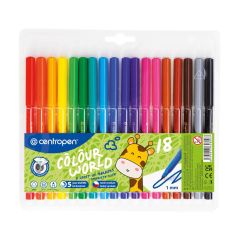 Popisovače Centropen 7550/18 - sada 18 ks