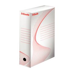 Box archivní A4 - hřbet 8 cm / bílá / 128080