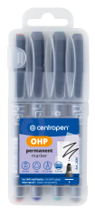 Popisovač Centropen Permanent OHP 2637 / sada 4 ks