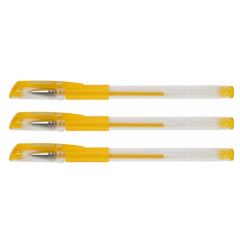 Fandy  Gelové pero s víčkem - zlatá