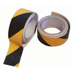 Lepicí páska bezpečnostní - 50 mm x 5 m / žluto-černá