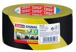 TESA  Lepicí pásky Tesa značkovací - 50 x 66 / černo - žlutá