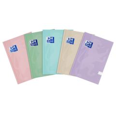 Kniha záznamní lepená Oxford Touch pastel mix - A5 / linka / 96 linka