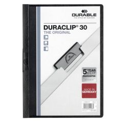 Durable  Desky A4 Duraclip - kapacita 30 listů / černá