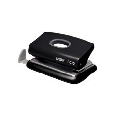 Kancelářský děrovač Rapid FC10 / černá - 10 listů