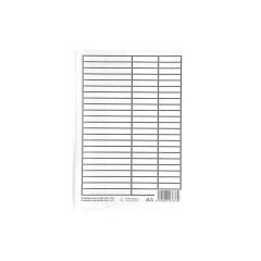Podložka do sešitů A5 papírová - linka / linka