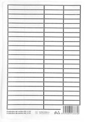 Podložka do sešitů A5 papírová - linka / linka