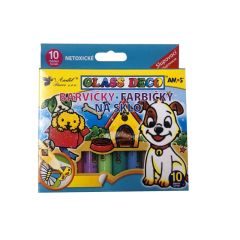 Barvy na sklo - 10 x 10,5 ml