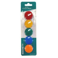 Concorde  Magnety CONCORDE - průměr 35 mm / barevný mix / 5 ks