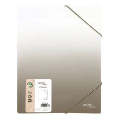 Spisové desky A4 s gumou Gradient - šedá