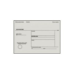 Obálky B6 s dodejkou - bílá / 1000 ks