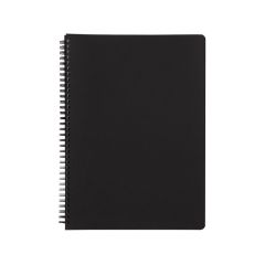 Blok kroužkový CLASSIC - A5 / linka / černá