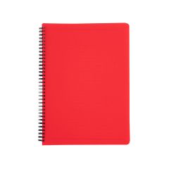 Blok kroužkový CLASSIC - A5 / linka / červená