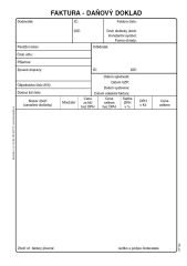 Faktura daňový doklad Baloušek A5 / 50 listů / NCR / PT199