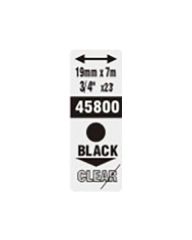 Pásky D1 standardní - 19 mm x 7 m / černý tisk / čirá páska