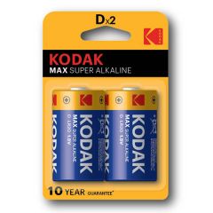 Baterie Kodak alkalické - baterie mono článek velký R20 / 2 ks