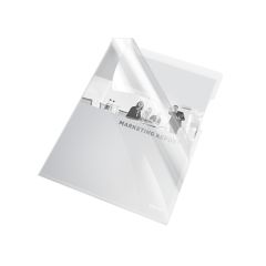 Zakládací obal A4 silný - tvar L / čirá 25 ks