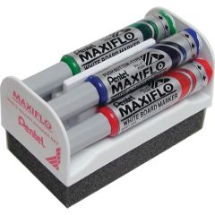 Popisovač Pentel MAXIFLO MWL5M - sada 4 ks + houbička