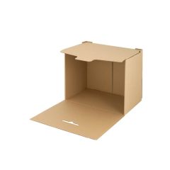 Archivační kontejner Emba / přírodní hnědá