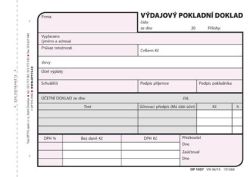 Optys  Optys 1037 výdajový pokladní doklad 100 listů A6