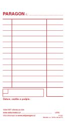 Paragon blok Baloušek 80 x 150 mm / nečíslovaný / 50 listů / NCR / PT005