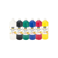 Creall  Temperové barvy v lahvi - 6 x 1000 ml