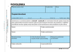 Optys  Optys 1146 dovolenka 100 listů A6