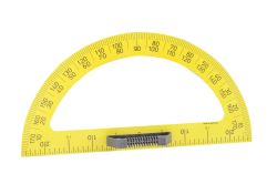 Úhloměr na tabuli WISSNER - 180° 50cm / žlutá